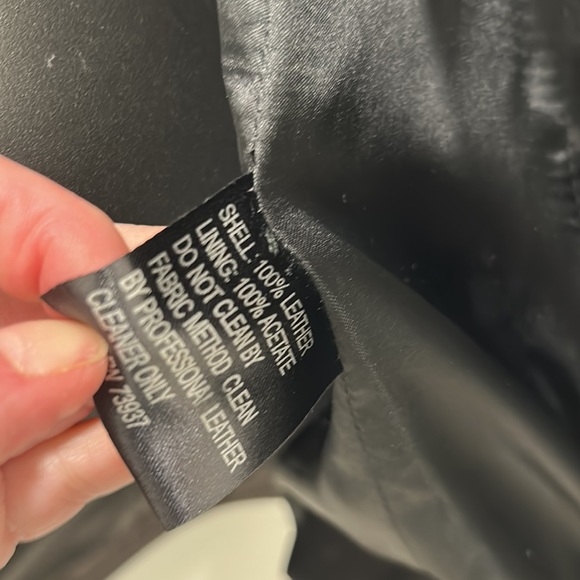 Anonymous John Carlisle black Soft Leather Jacket XS - Picture 6 of 9